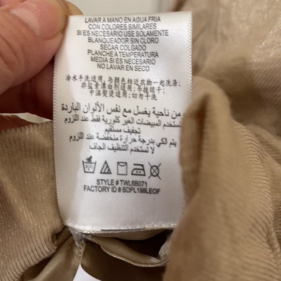 BCBGMaxAzria Dark Beige Beaded A-Line Cocktail Dress Size 2. - Picture 16 of 16